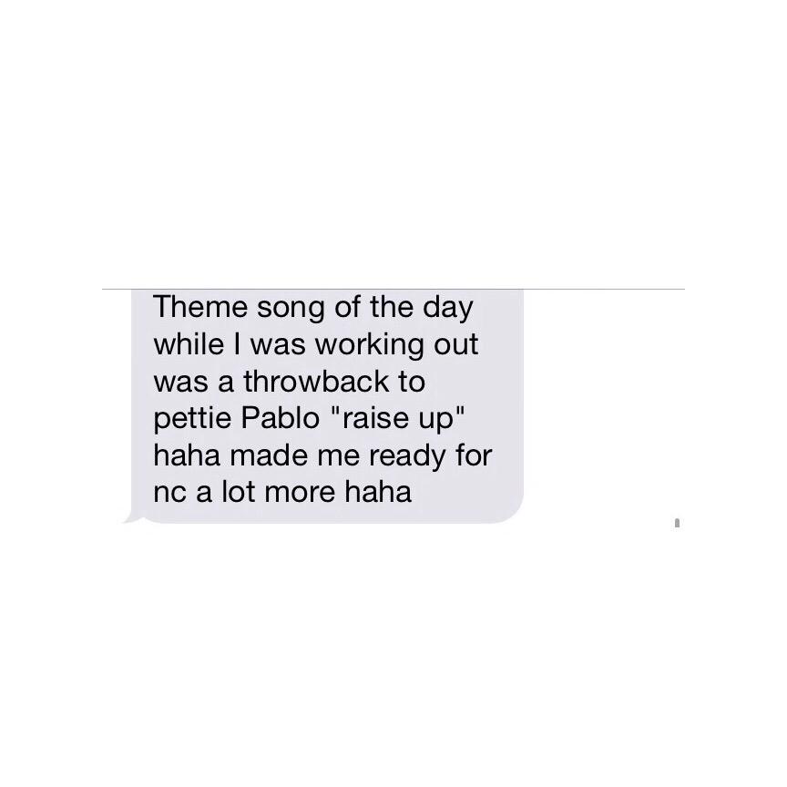 ahk3mi's tweet image. she spelled @DaRealPetey wrong tho 🙈 #closeenough #ncproblems #fitgirlproblems