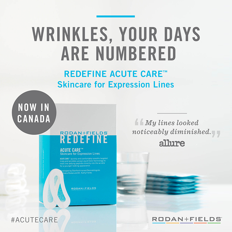 REDEFINE ACUTE CARE™ is now available for purchase in #Canada. RT to spread the word. #RodanandFields #ACUTECARE