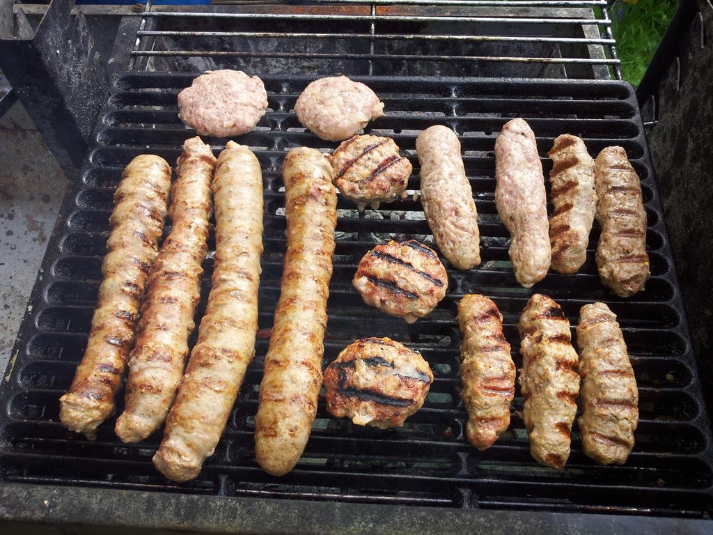 HowToGD's tweet image. Kebapche from @MossValley pork, back pepper, cumin and savory - fine example of Bulgarian #BBQ