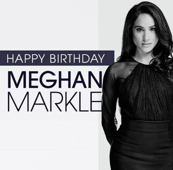 Today is national Meghan Markle day !! It\s her Bday so big happy bday    have a beautiful day

love 