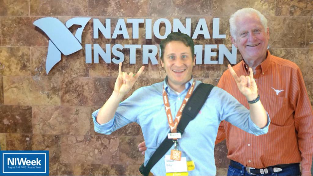 Photos with Jim Kring and Dr. T in the same day!  Only at NIWeek!!! <a href="/jkisoftware/">JKI</a> #niweek #iheartJKI