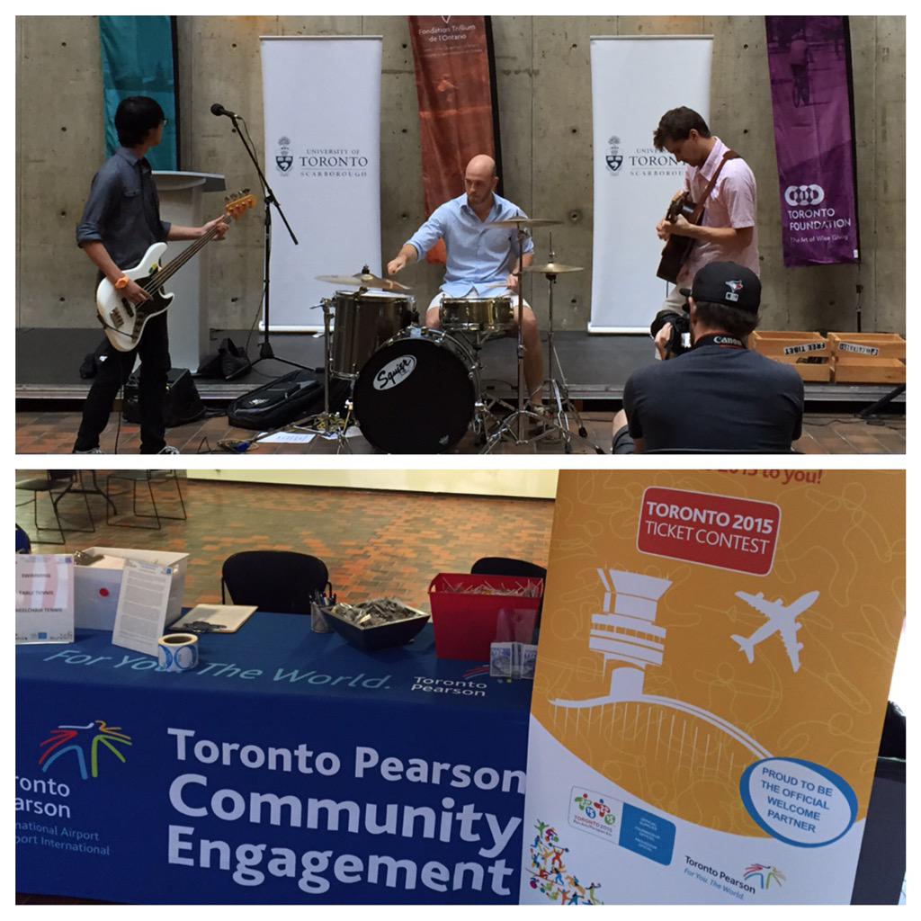 TorontoPearson's tweet image. If you’re at Fairgrounds #PanAmPath #ArtRelay with @UTSC, you could win #TO2015 Parapan Am Games tickets at our tent!