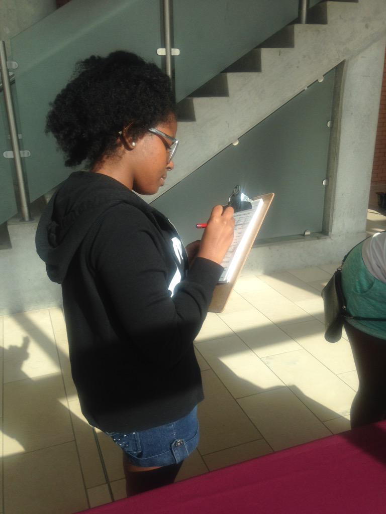 HouJustice's tweet photo. The HouJustice team is on site at the Sandra Bland Forum registering voters! #HouJustice http://t.co/9145DDJ6dH