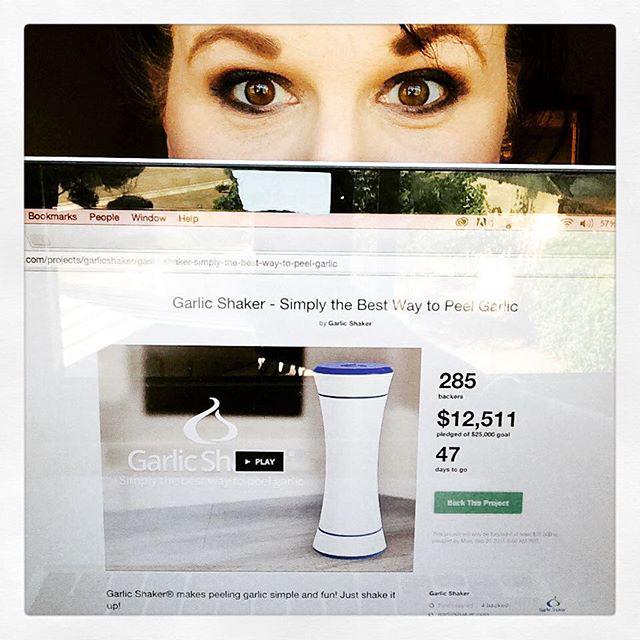 7101dogdaot's tweet image. ift.tt/1W0lrOs #garlicshaker We are officially half way there on day 1!! WooHoo!!! #Kickstarter #KitchenG…