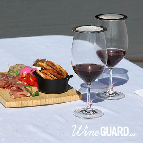 thewineguard's tweet image. Coming to a patio near you!
#WineGuard #ByeByeFly #nofruitfliesinmywine #wine #tapas
