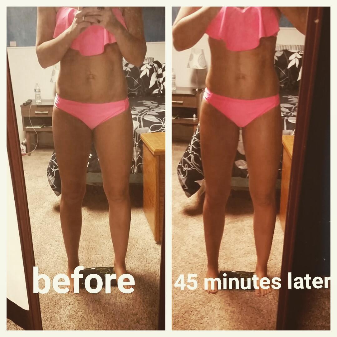 mill2587's tweet photo. I wrapped my legs today!  I'm so happy with what a difference 45 minutes made  #thighgap #lovemybody #fitmom #twinmom http://t.co/RQCZrz6jEO