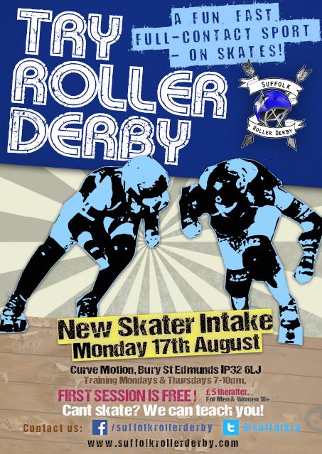 SuffolkRD's tweet photo. Best sport in the world #WeAreRollerDerby
#Suffolk #JoinUs #ThisGirlCan #BoysToo http://t.co/OwiM55wBJ3