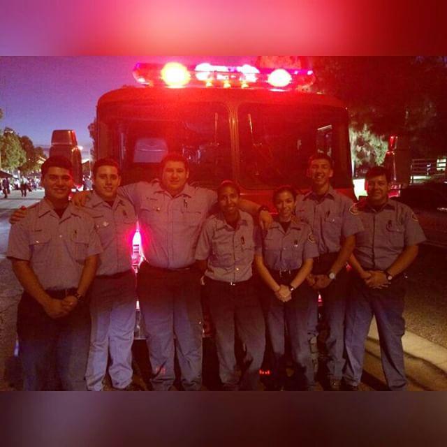 AFireStation's tweet image. Found this cool photo, not mine 🚒MFD Post-29 at National Night Out. 🚒 #firetruck #fireexplorers #post29 #montebello…