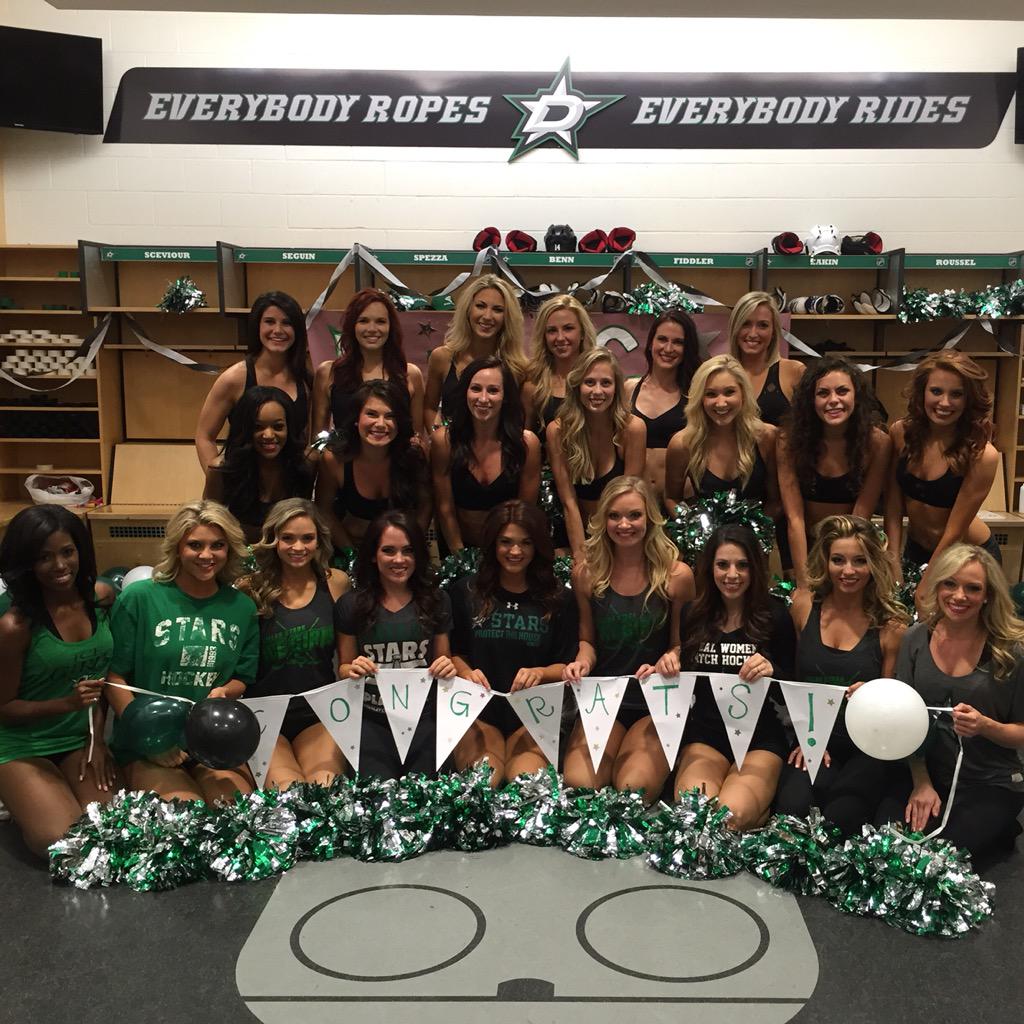StarsIceGirls's tweet photo. Say hello to your 2015-16 Dallas Stars Ice Girls! #Dsig #icegirls #gostars http://t.co/GQpxWHtt6F