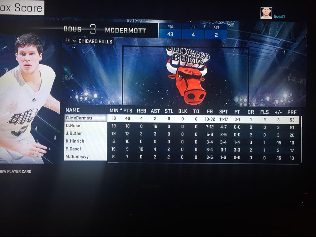 2Turnt_Timmy's tweet image. @dougmcd3 that's what I like to see #49points