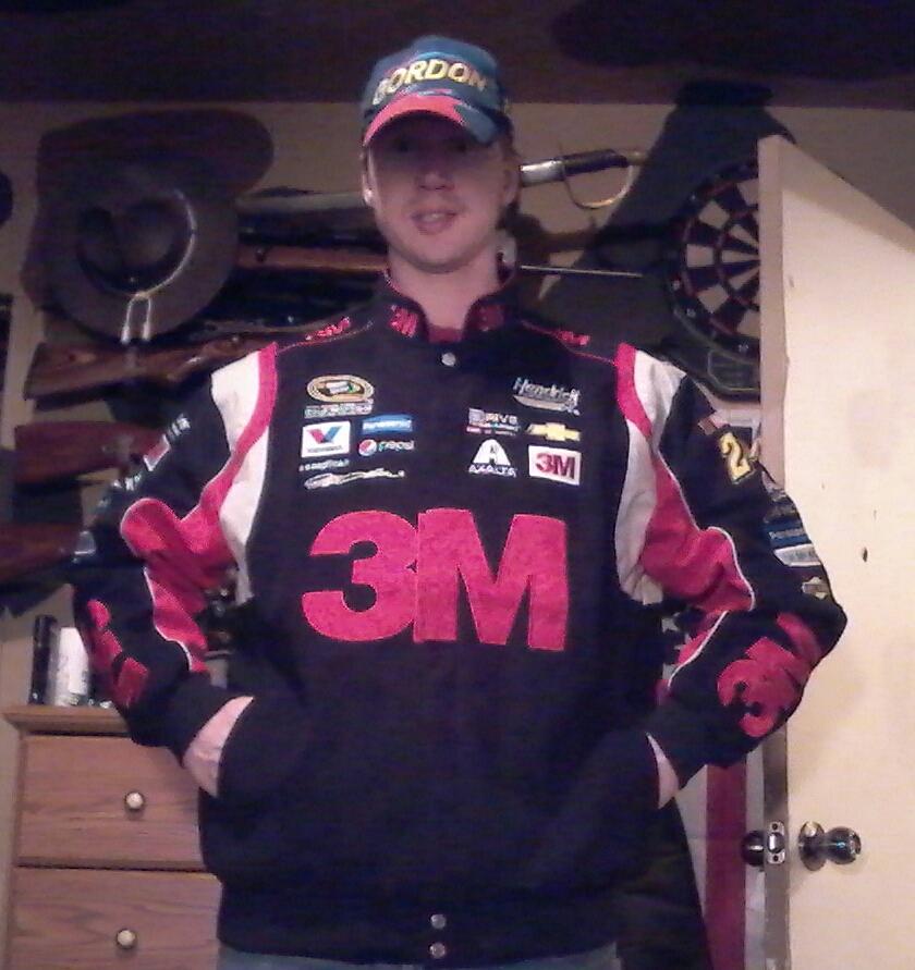 New jacket and Happy Birthday to Jeff Gordon! 