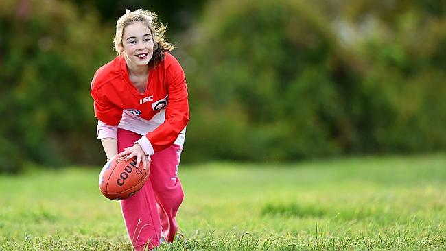 theheraldsun's tweet photo. 10-year-old Geelong girl pleads with Cats fans to support Adam Goodes this weekend http://t.co/SzfxvRLh4b http://t.co/r52tVKRGKH