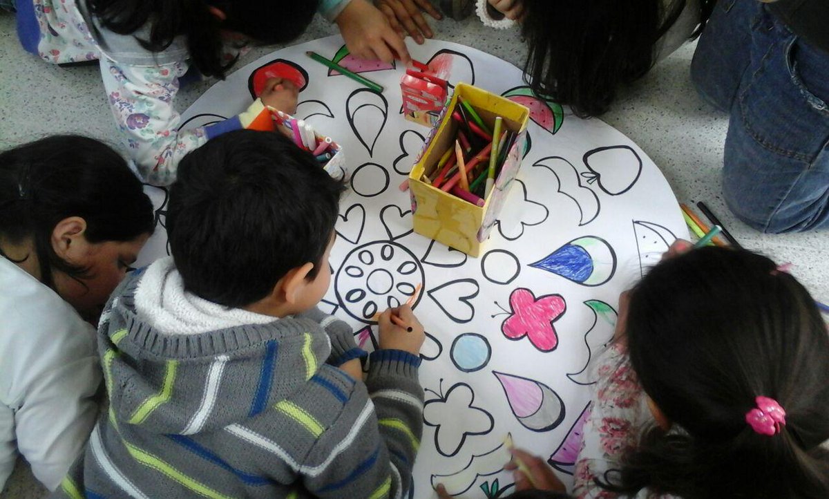 Taller de pintura realizado hoy :D