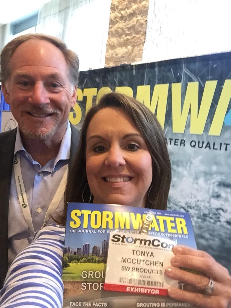 RymarWaterWorks's tweet photo. The main man at Stormwater Magazine. #StormCon2015 #MarleeFloat #SWProducts #stormwatermagazine http://t.co/upfqHk7h8K
