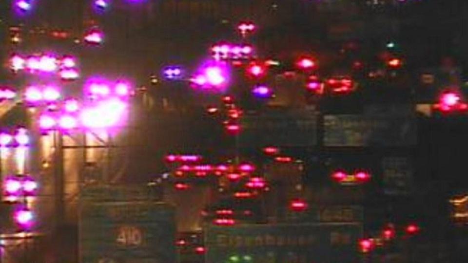 TRAFFIC ALERT Rollover accident on I35 South near Walzem, drivers