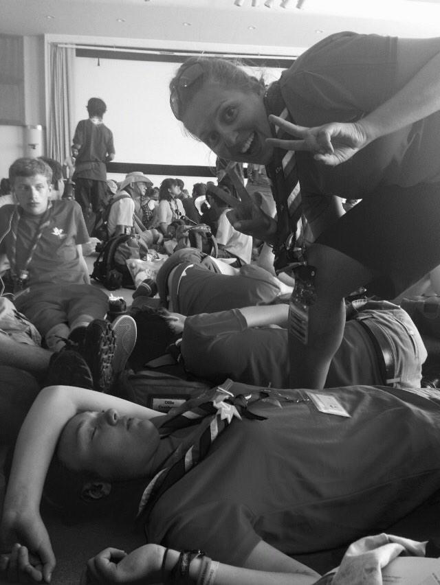 glover_88's tweet photo. @WSJ2015Unit42 have found some aircon! #sleepingselfie #japan2015 @ukcontingent http://t.co/jgKnOZARG8