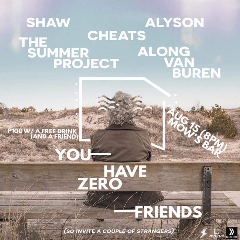 SparksProdPH's tweet photo. Next Saturday at @Mows_Bar! @cheatsph @alongvanburen #Shaw #Alyson #TheSummerProject @Amplifyph @bandwagonPH http://t.co/C1AazAy2Xr