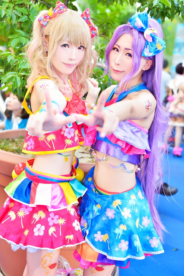 アイカツ 夏樹みくる 神崎美月 WM コスプレ