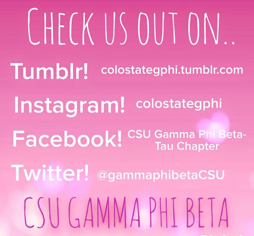 Check out gamma phi beta at CSU!