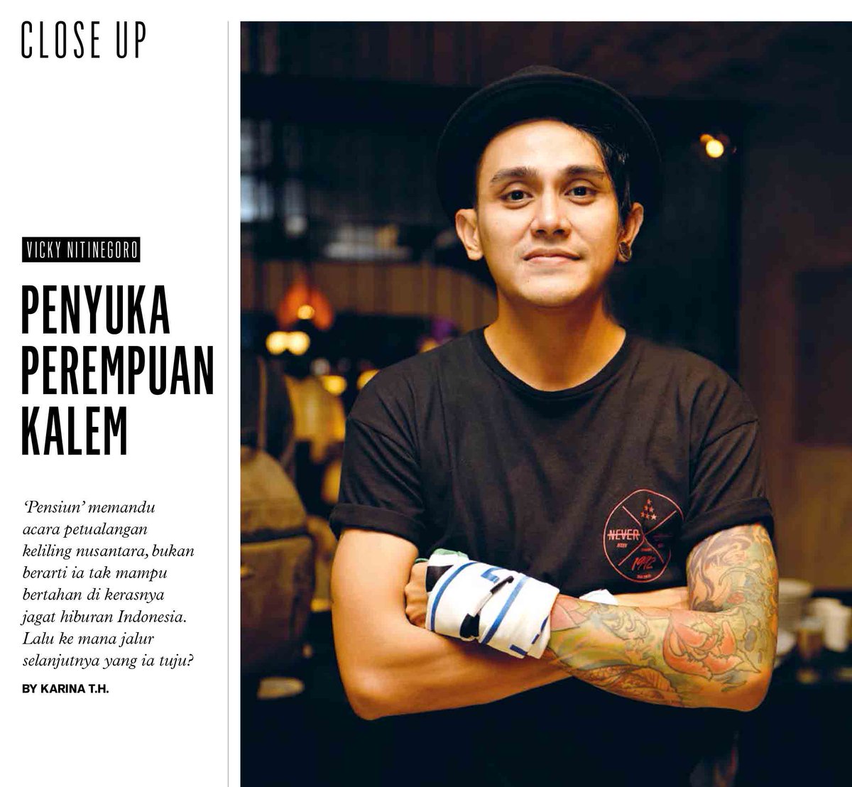 PopularMagz's tweet photo. Simak wawancara @vickykciv di #August2015Edition sbg 'Penyuka Perempuan Kalem' yg skrg alih profesi sbg DJ. http://t.co/871TBhi22S