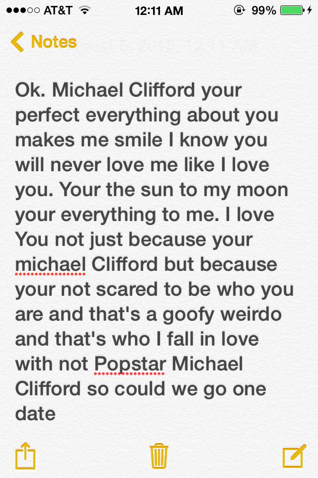 <a href="/Michael5SOS/">michael clifford</a> my life sucks but if you read this and tweet back it will make me so happy