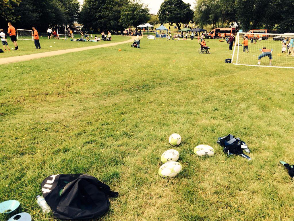 Things beginning to liven up here in Campbell Park for National Playday #NationalPlayDay