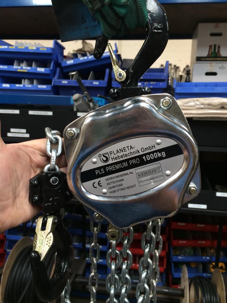 LiftingStore's tweet photo. Just tried out the new Planeta Premium Pro Chain Block. Amazing quality!!  #RudChain #OverloadProtection #HeavyDuty http://t.co/ZyTGMz0HLF