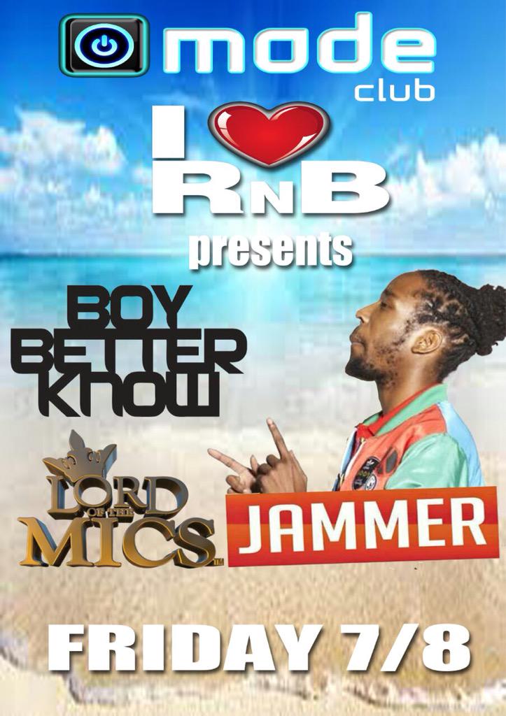 ModeMalia's tweet photo. THIS FRIDAY LIVE AT MODE CLUB I ❤️ RNB PRESENTS JAMMER BOY BETTER KNOW!!!! @Malia_Official #modeclub #Malia2015 http://t.co/fn92QvMzyS