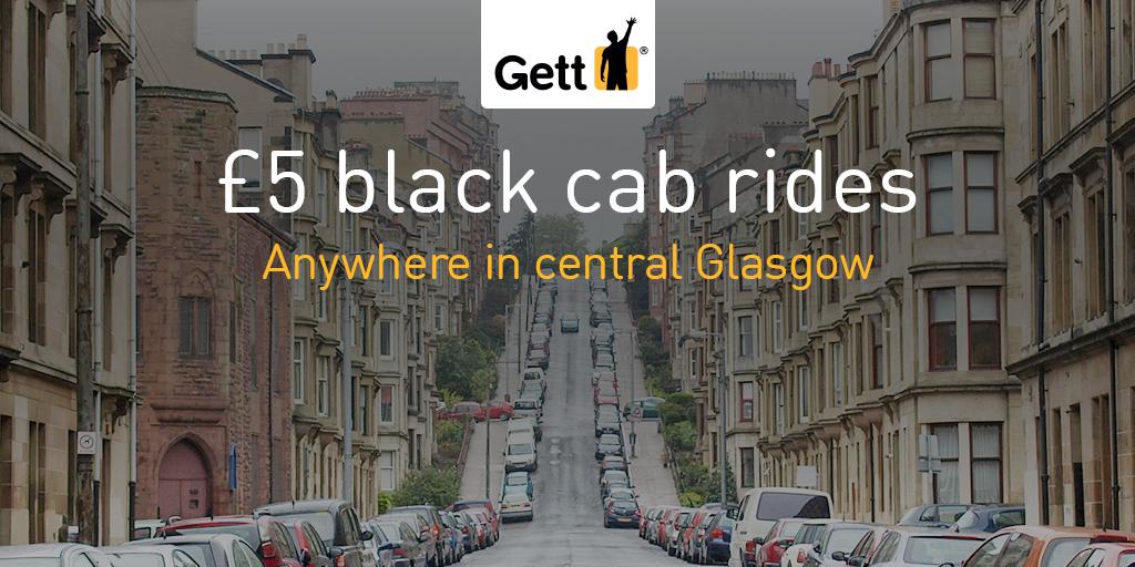 Gett_UK's tweet photo. Gett is available in 25 UK cities… in Glasgow (+ some others) we’re offering £5 rides! #Gettanywhere #funfor5 http://t.co/UbZjpmeZUU