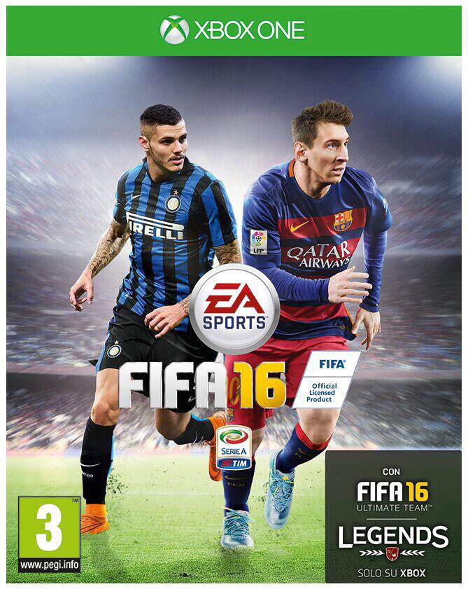 MauroIcardi's tweet photo. Proud to be on the cover of #FIFA16 with Leo Messi! #PlayBeautiful #giocaconstile@EA_FIFA_Italia @Inter http://t.co/2gtfb9CAcu
