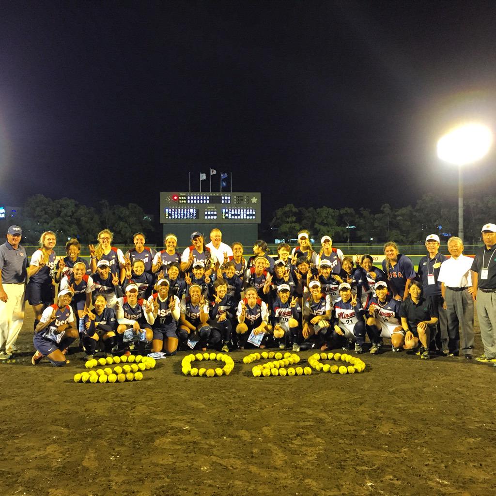 Keeping the Olympic dream alive! #Tokyo2020 #USASoftball <a href="/WBSC/">WBSC ⚾🥎</a> <a href="/WBSCsoftball/">WBSC #WorldSoftballDay 🥎</a>