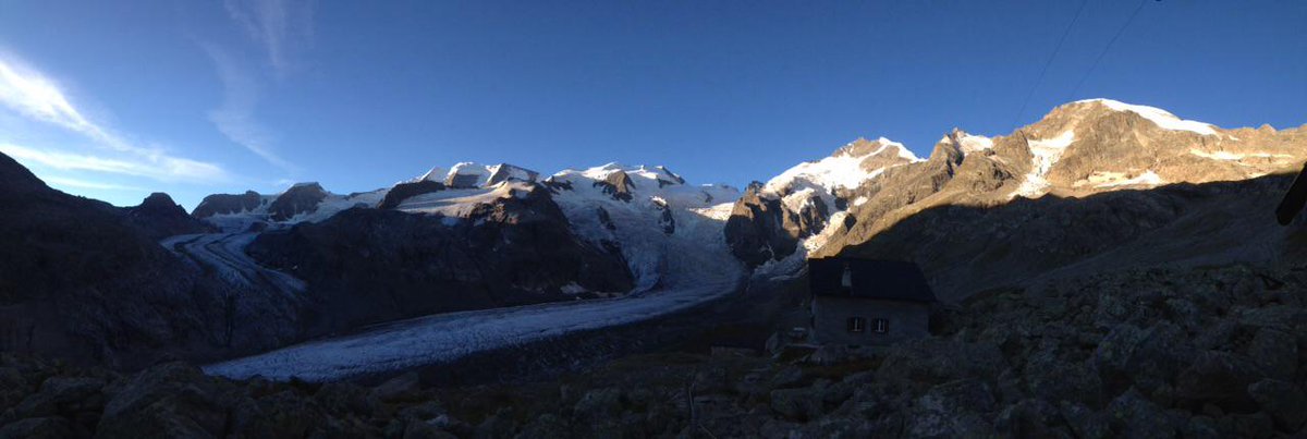 EngadinStMoritz's tweet photo. Was für ein #Morgen auf der #Boval Hütte @Graubunden #Engadin - have a nice day! #Swiss #mountains #Bergsommerfrische http://t.co/lQi79kG2lW