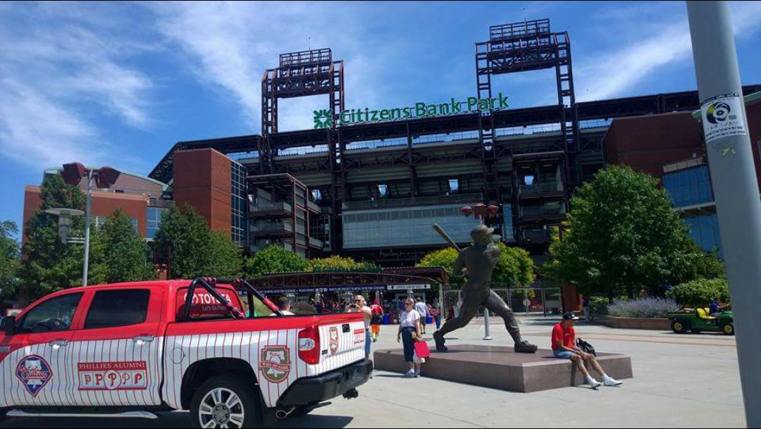 TeamYKI's tweet photo. Left that #Earwax in front of #CitizensBankPark in #Philly!
#YKALLDAY #JosephJunior #Phillies
#Musicheads #Youtube http://t.co/h69rIIIHZ4