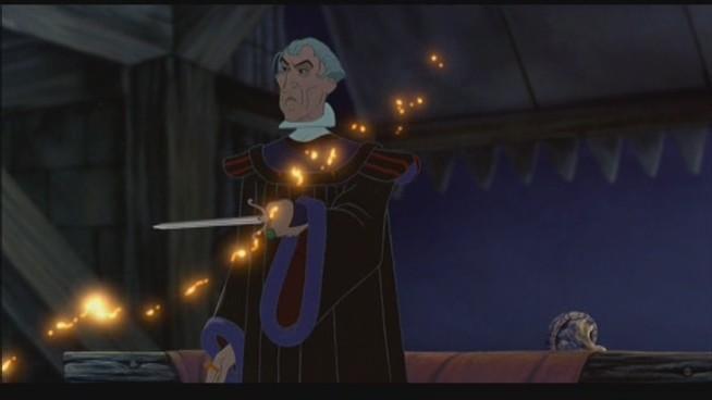 Uses the fire of righteousness on any heathens, "Perish..."