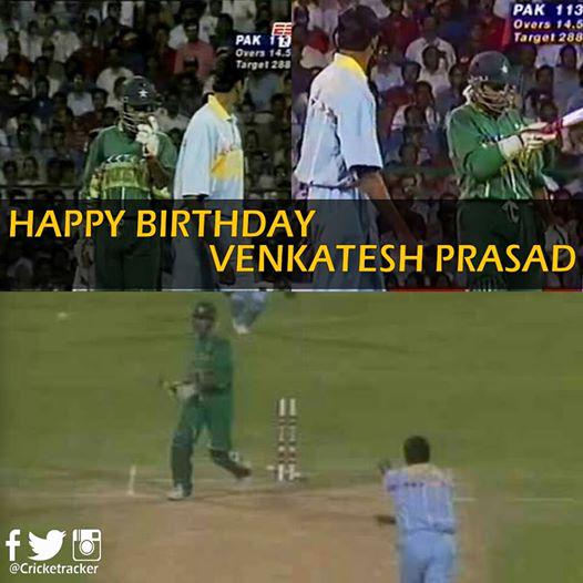 Happy Birthday Venkatesh Prasad; He turned 46 today...  