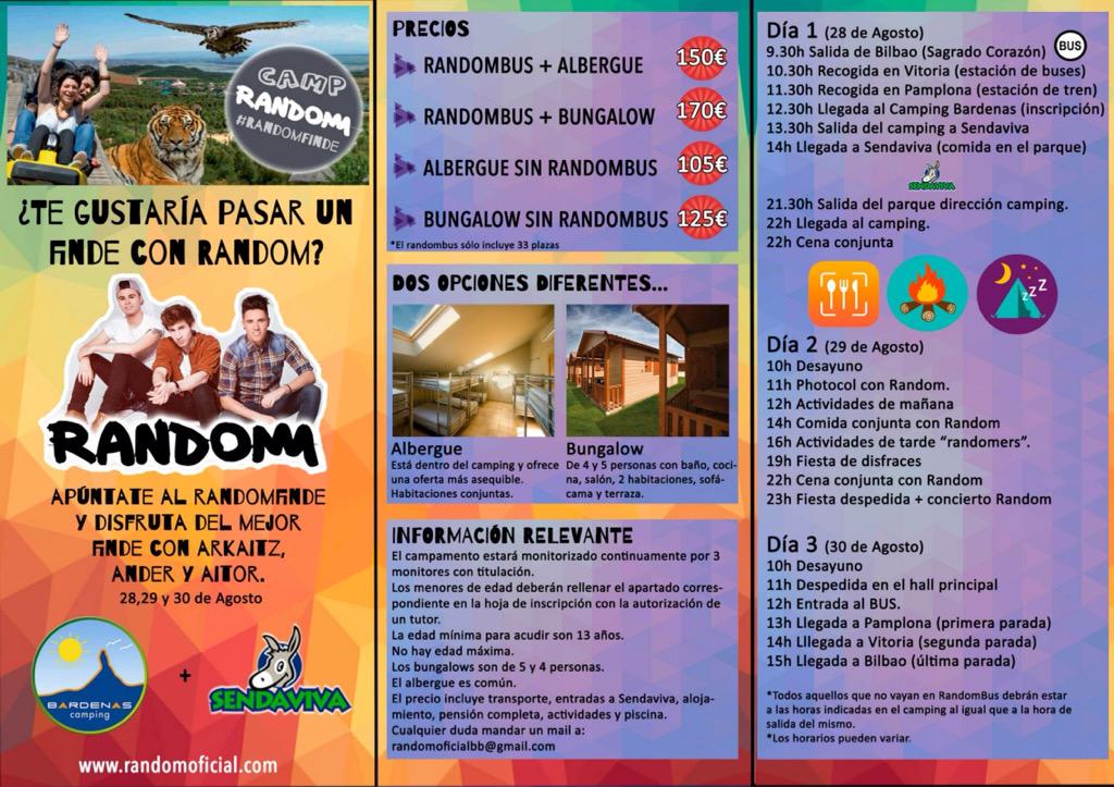 RandomOficialBB's tweet image. Quieres disfrutar del Random Camp?
Aun quedan plazas. No lo dudes y apúntate 😍 ¡Te esperamos!