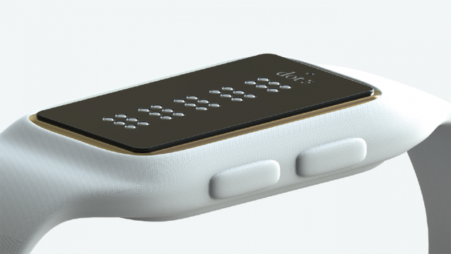 IntelBusiness's tweet photo. Korean startup builds the first braille-based #smartwatch: http://t.co/B7JnIaKmn9 #ITCenter #BitFeed http://t.co/SCZg9zR4yi