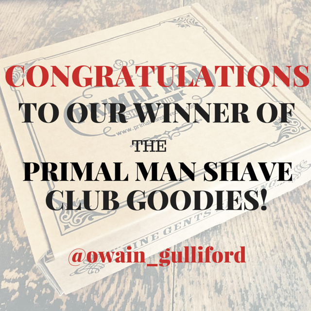 Primalmanshave's tweet photo. Congratulations Owain G! Thanks again to everyone who participated. Keep checking back for more awesome giveaways! http://t.co/AA8A5hcIvv