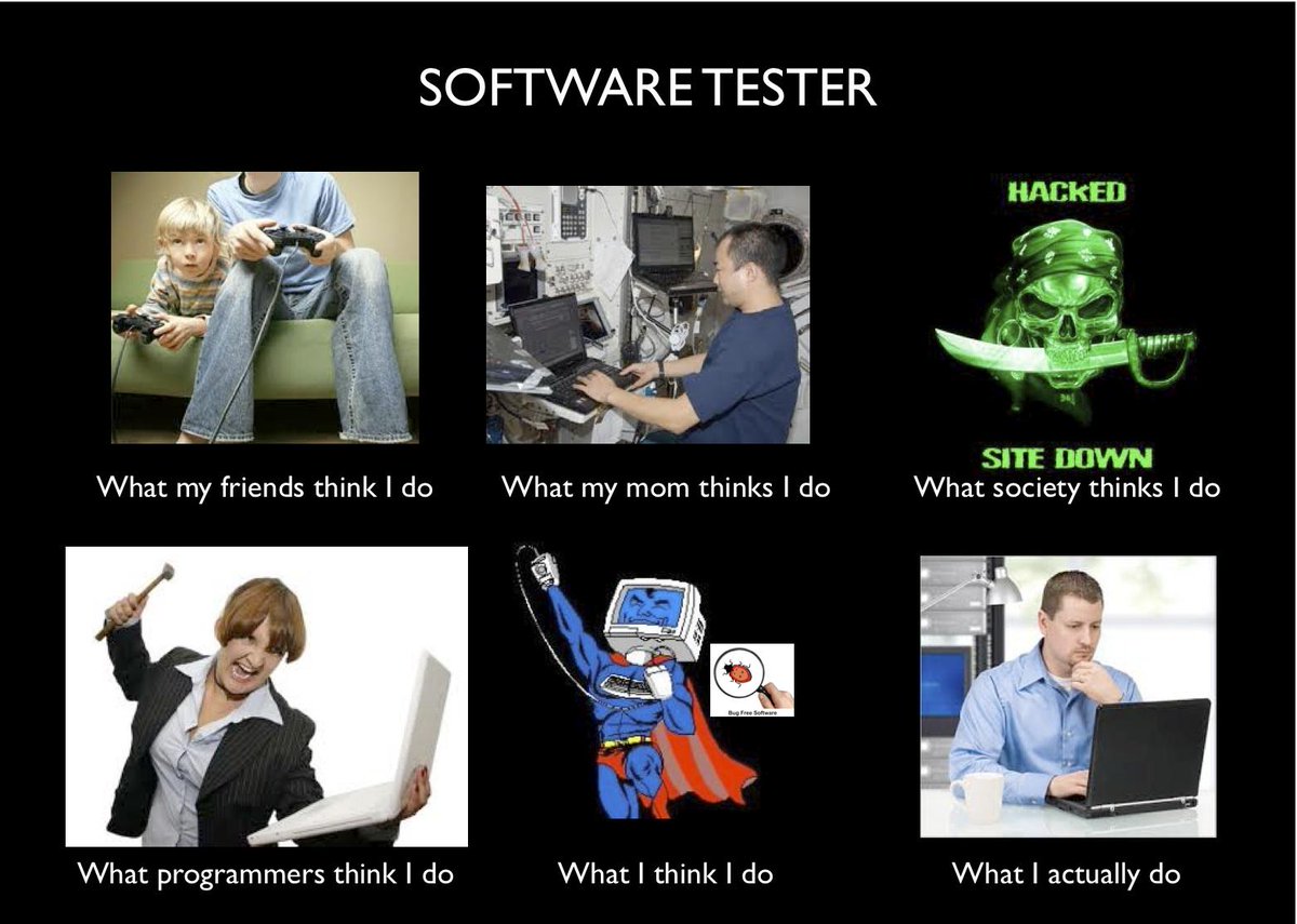 UK_Sogeti's tweet photo. What a software tester really does... #TestingJoke #SoftwareJoke #QA #Testing :) http://t.co/J34GwigQFb