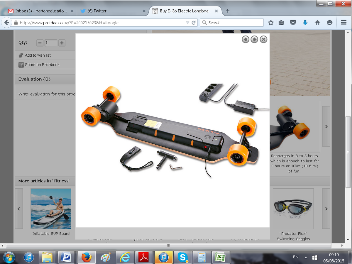 zondle's tweet photo. @digitalmaverick I'd go for a longboard. Also you will need a motor to get you up the hill in the morning. http://t.co/o8IgKdCY1t