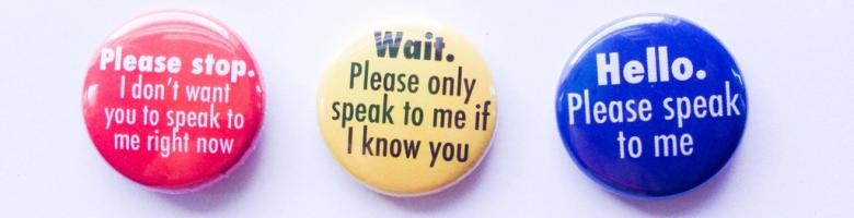 London_Geekfest's tweet photo. After great success last year, we're using communication preference badges again http://t.co/mTzNNc0wTt  #NineWorlds http://t.co/3sTGFPRZCD