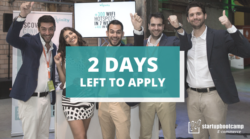 Want to boost your #ecommerce #startup? APPLY to <a href="/Sbootcamp/">Startupbootcamp</a>:bit.ly/emc_applynow You have 2 days- don't miss it! RT
