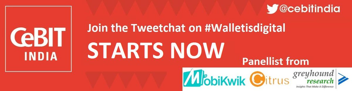 cebitindia's tweet photo. We are LIVE NOW. #tweetchat on #walletisdigital curated by #CeBITINDIA http://t.co/Y2HOALZ9qg