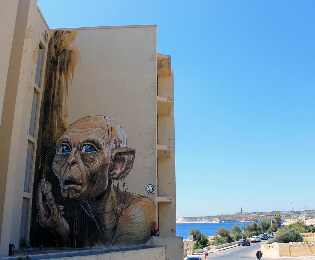 "My *melted Precious" Malta Street Art Festival 2015
#wilddrawing
