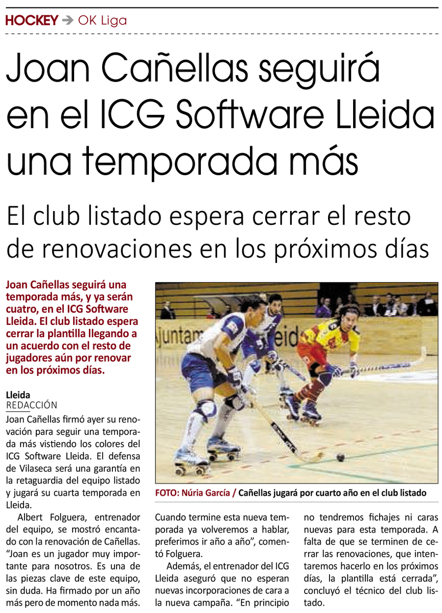 "<a href="/JoanCanyellas4/">Joan Cañellas</a> seguirá en el @ICGLleidaLlista 1a temporada más" ow.ly/QvPR5 (via <a href="/LaManyanaCAT/">La Mañana</a>) #OKlliga