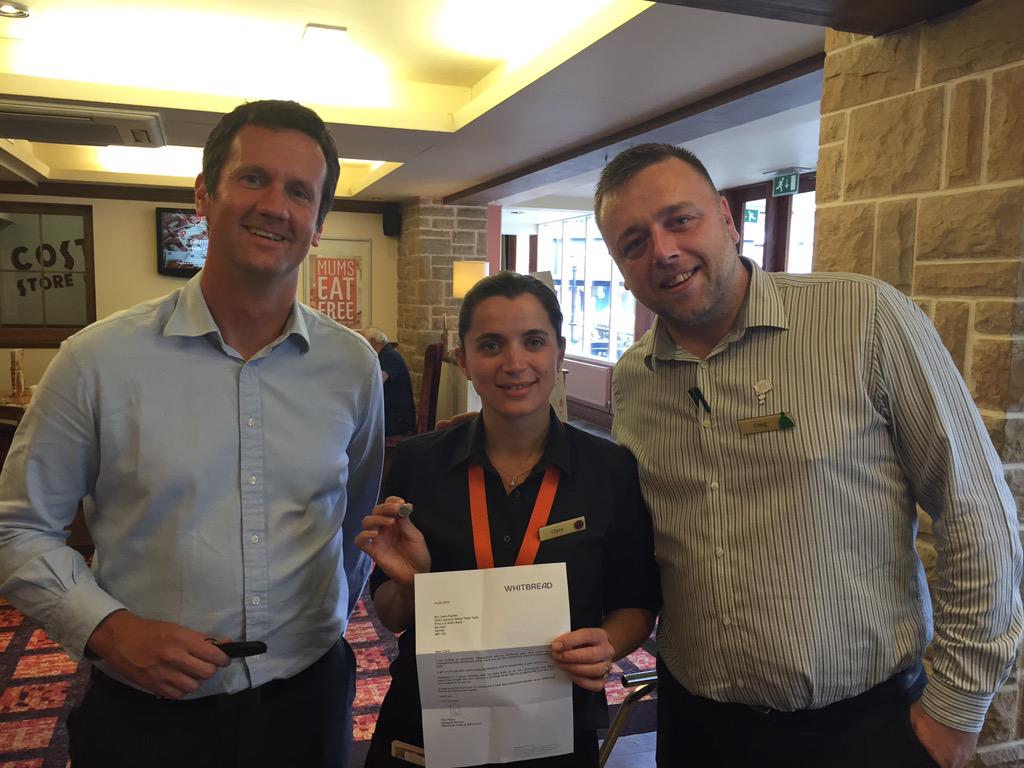 Craig82003613's tweet photo. 15 years service Claire Fulcher well done 😀 @TTMidlands @SpencerGraydon @StaplesClaire http://t.co/lgC3jv9T7h