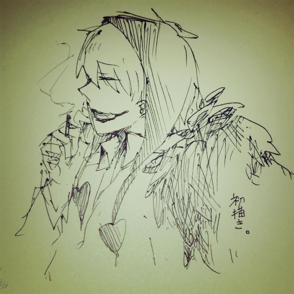 19981224Tonbo's tweet photo. #コラソン 
#絵描きさんと繋がりたい 
#RTした人全員フォローする 
まぁ、あの、初描きです…一発がきっす… http://t.co/gCFkX6gsNY