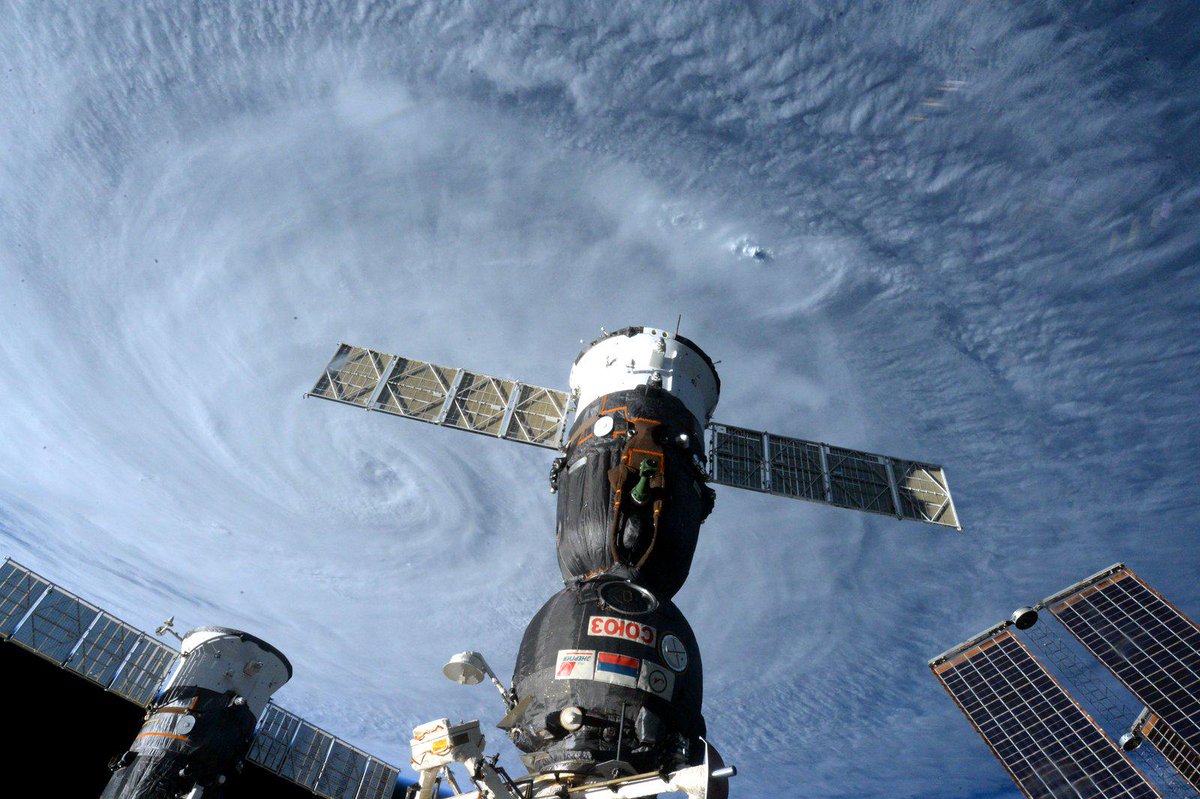 Typhoon #Soudelor was spotted from space yesterday traveling in the western Pacific with winds of more than 160mph.