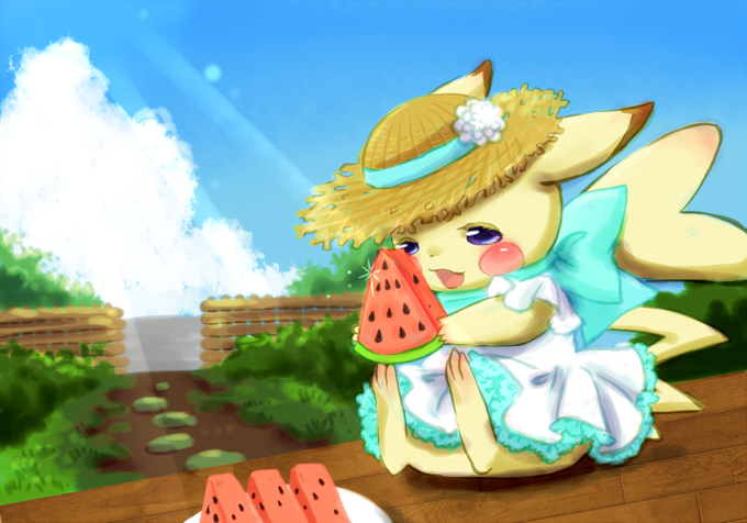 ポケモン夏グルメのtwitterイラスト検索結果