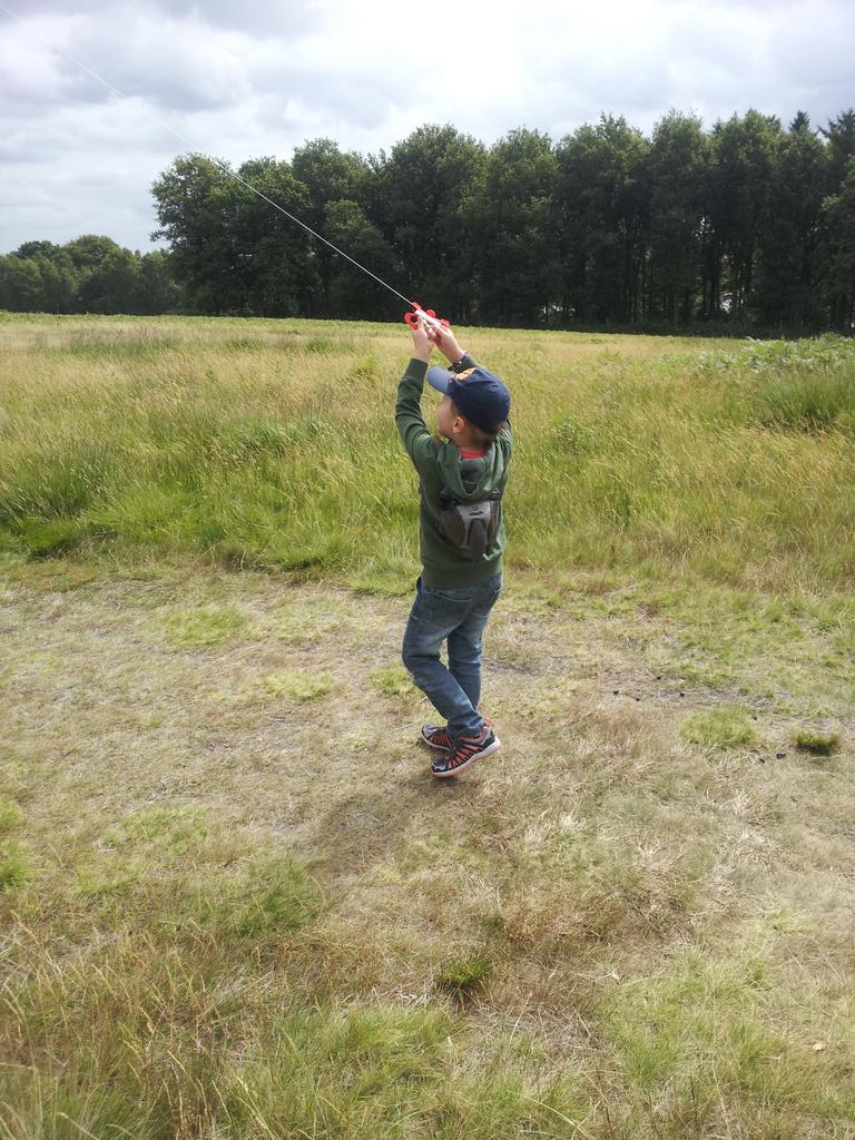 We went to Bradgate Park to see if we could fly Edward's kite. It took a while (and a tip from a stranger), but look!